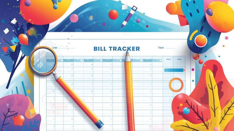 bill tracker template